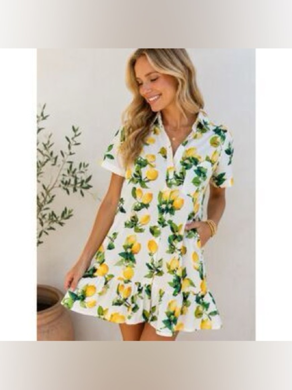 Like New Cynthia Rowley Lemon Dress 🍋